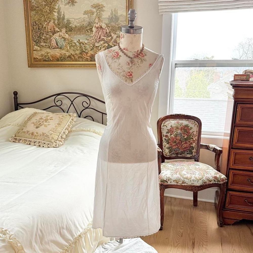 Sears ivory slip dress size 36